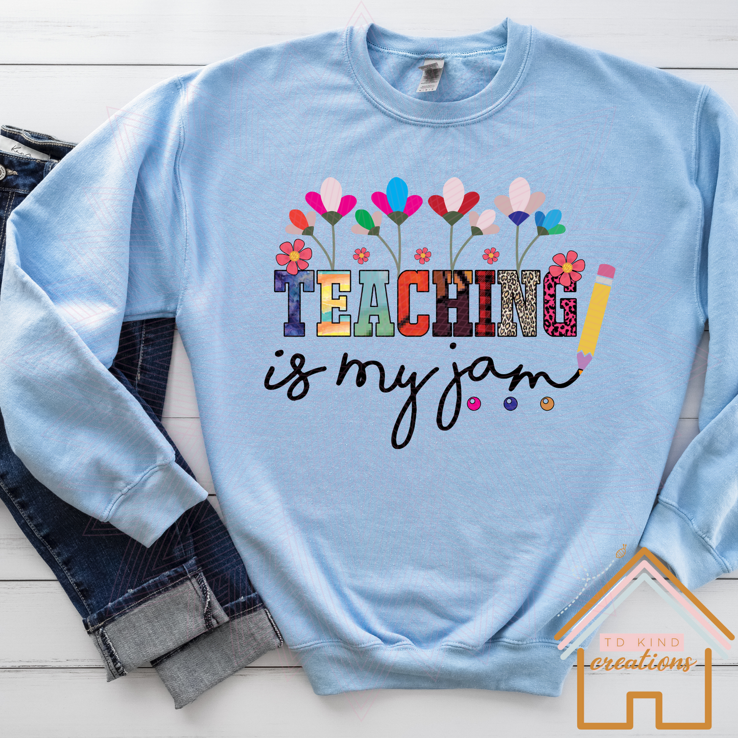 T35 - Teaching is my Jam - HTV PRINT ONLY