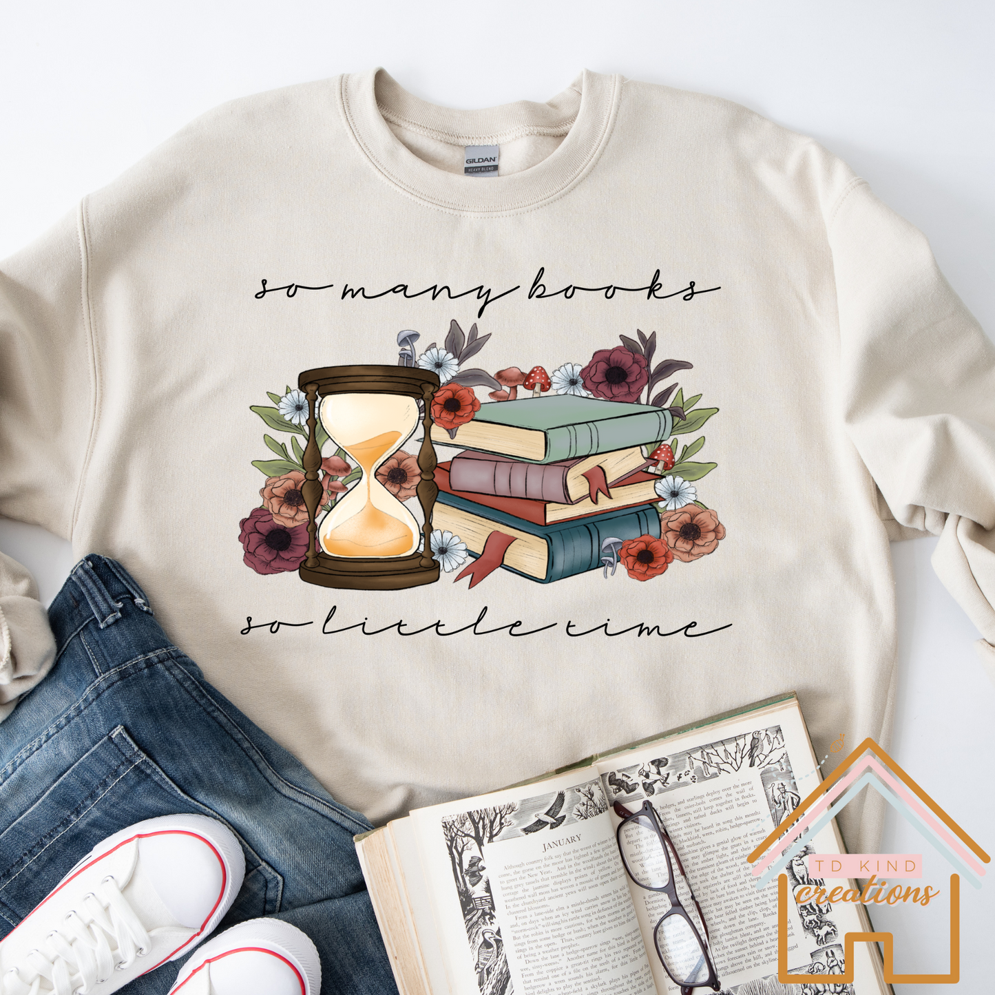 B4 - So Many Books So Little Time - HTV PRINT ONLY