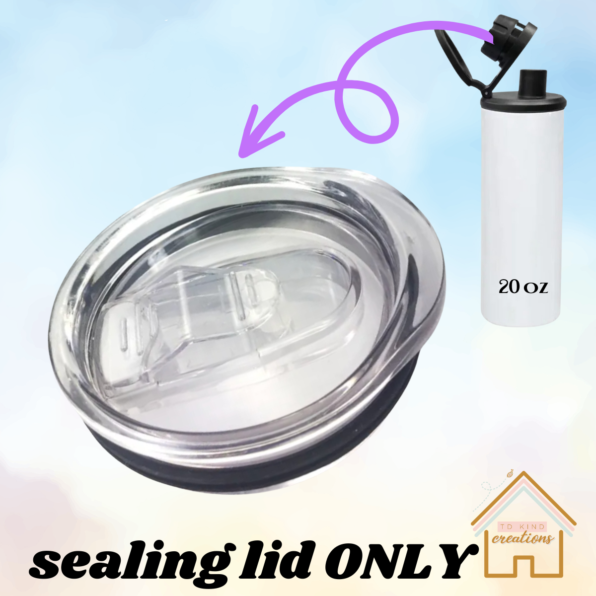 SEALING LID ONLY - 20oz Skinny Tumbler