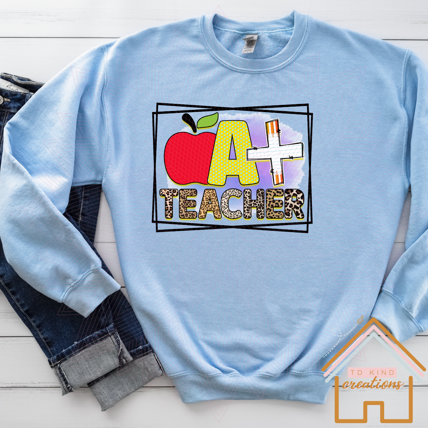 T17 - A+ Teacher - HTV PRINT ONLY