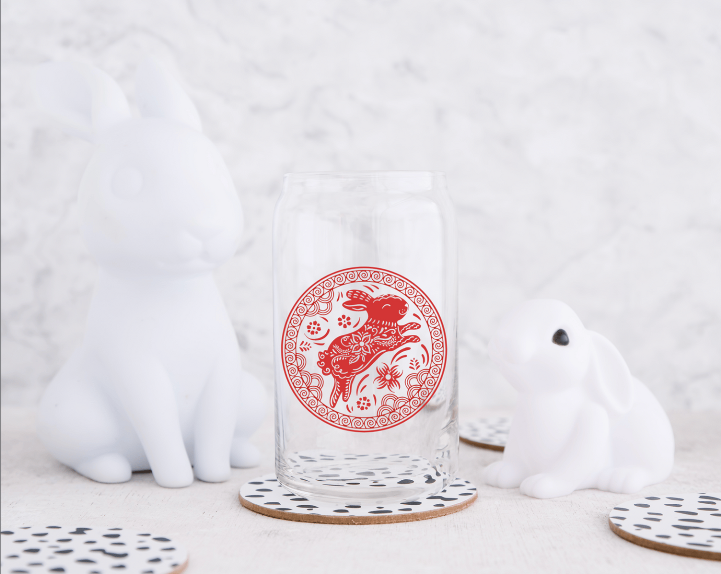 Lucky Rabbit Beer Glass