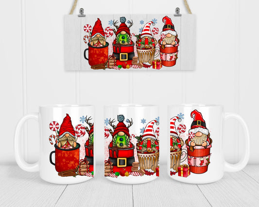 Christmas Gnomes Cocoa Mug 02