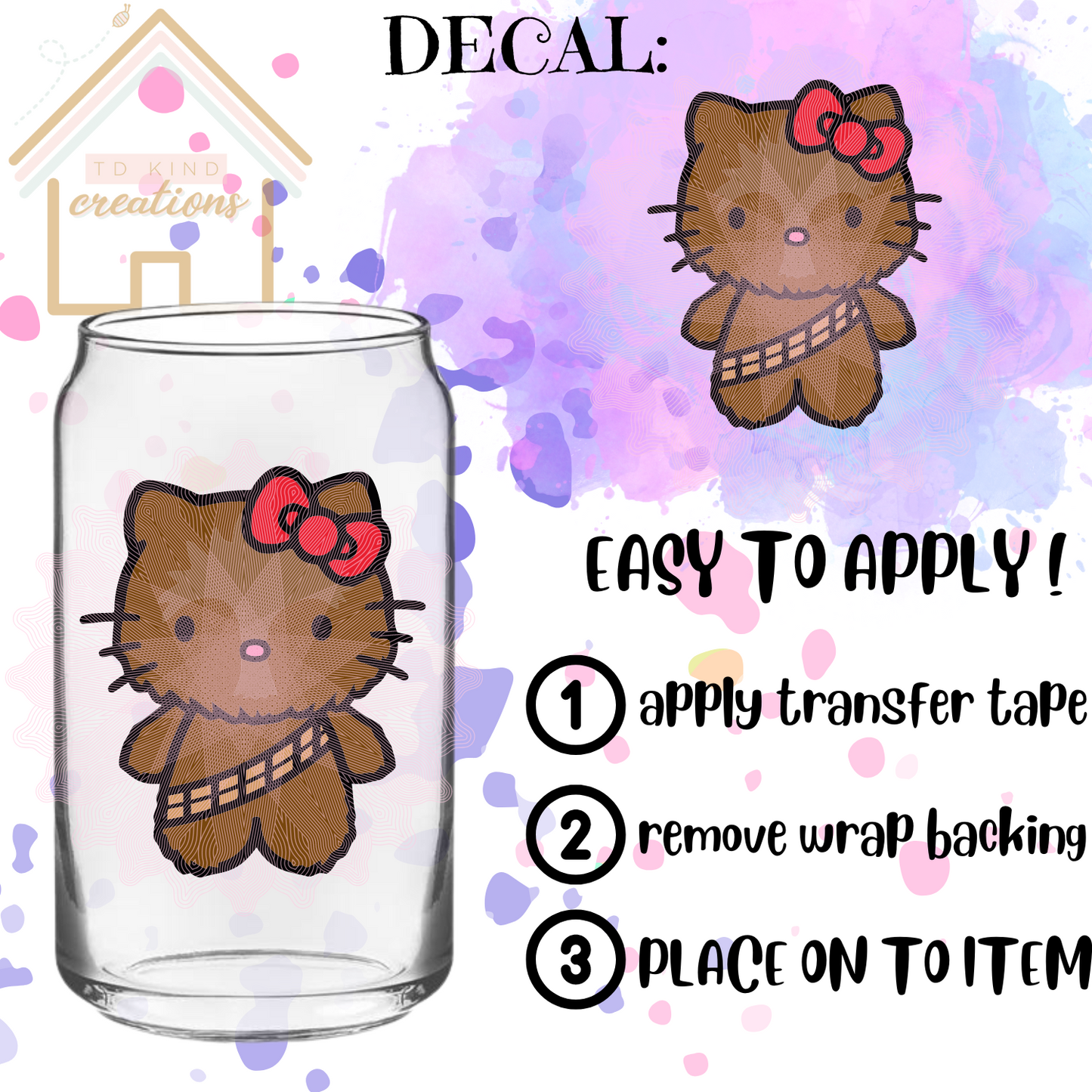 GALACTIC CHEWY KITTY DECAL