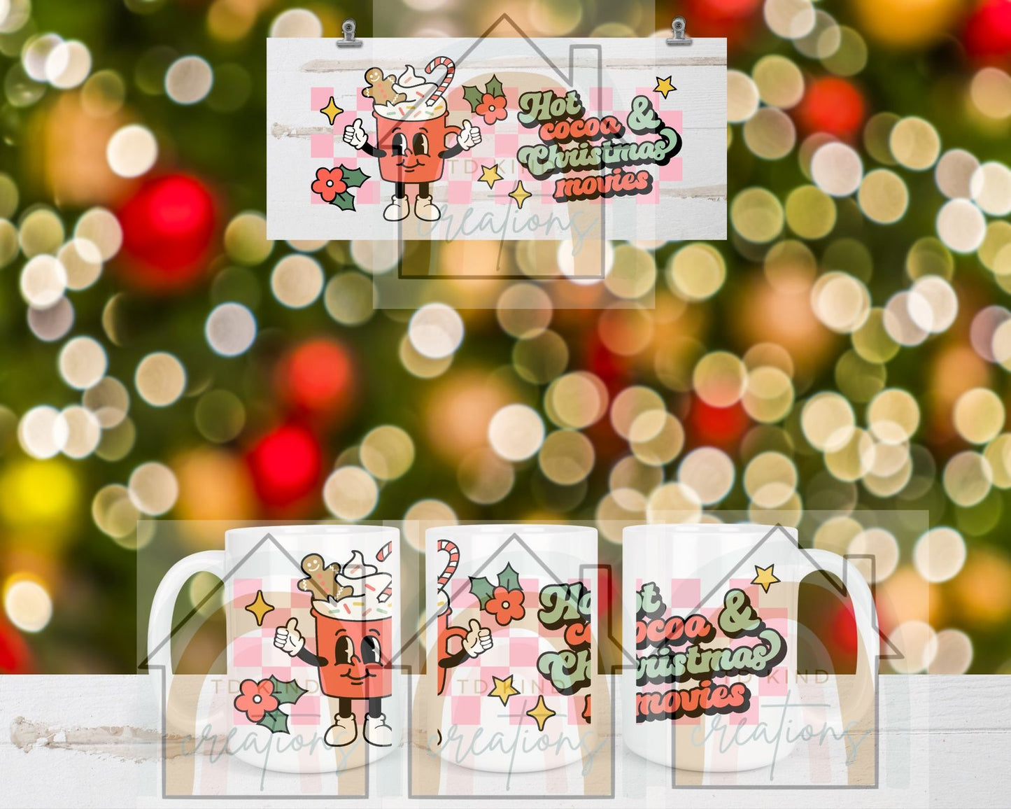 HOT COCOA & CHRISTMAS MOVIES MUG 09